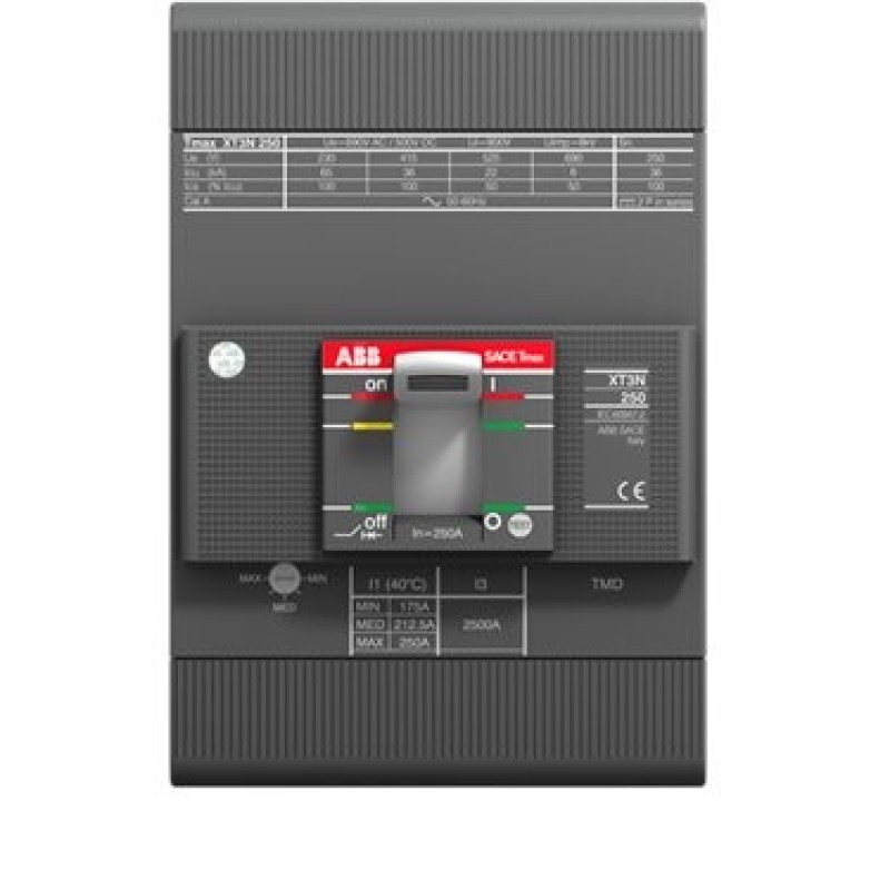 1SDA068059R1 ABB XT3N 250 TMD 250-2500 3p F F